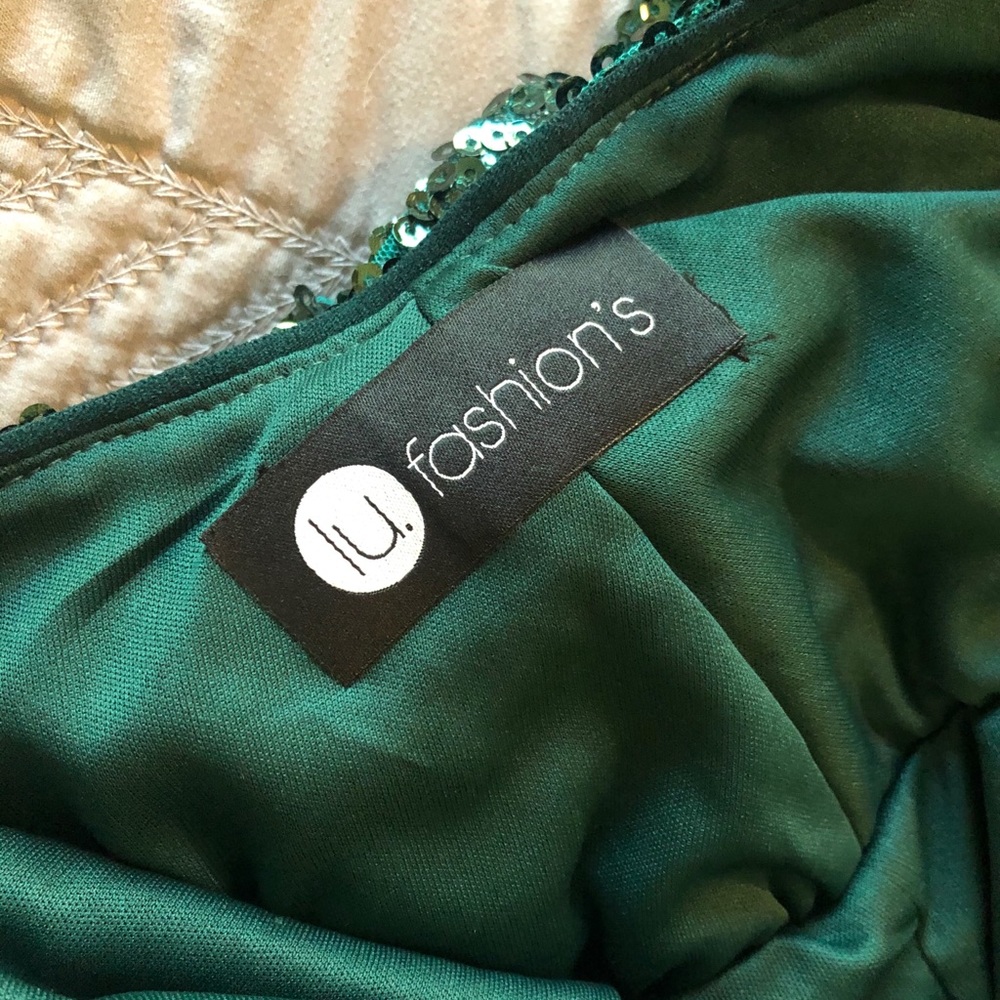 Stunning Backless Sequin Romper - image 4